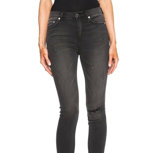 Blk Dnm Women Jeans 22 In Black 28x30 - Picture 1 of 7